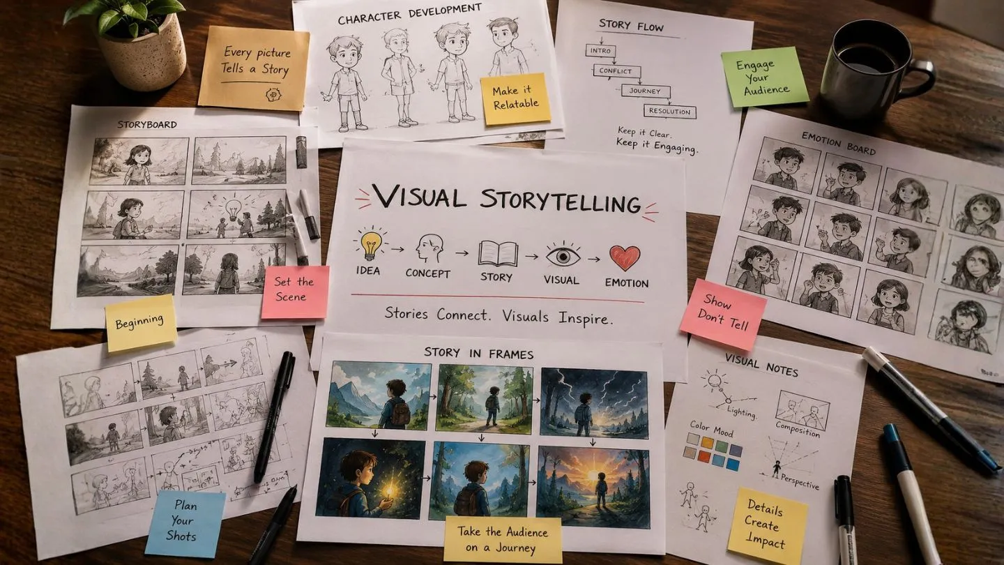  Visual Storytelling Planning Board 