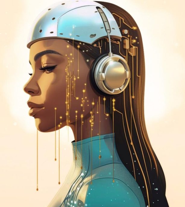 Digital Artwork Of A Woman