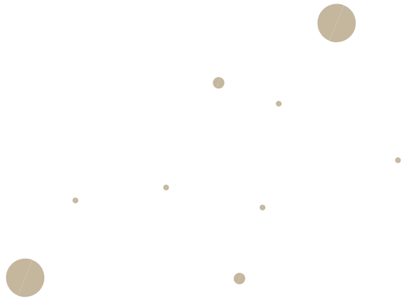 Decorative black panel with scattered dots